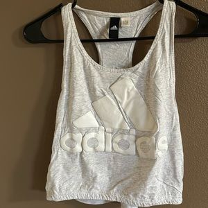 Adidas crop tank top women’s small